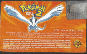 Pokemon 2 Uwierz w swoją siłę naklejka na kasecie VHS