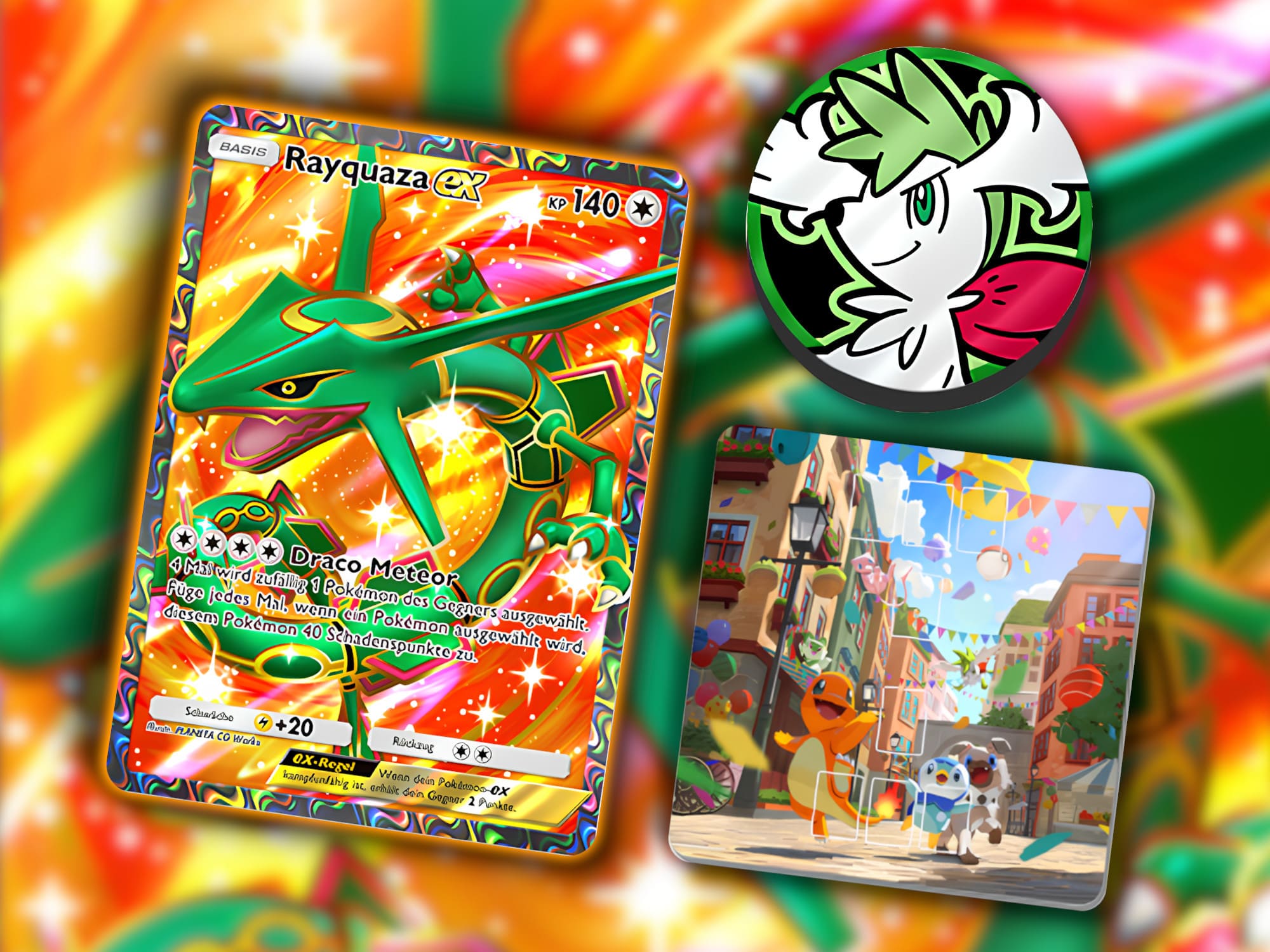 Event na pół roku istnienia PTCG Pocket zawiera m. in. kartę promo Rayquaza ex