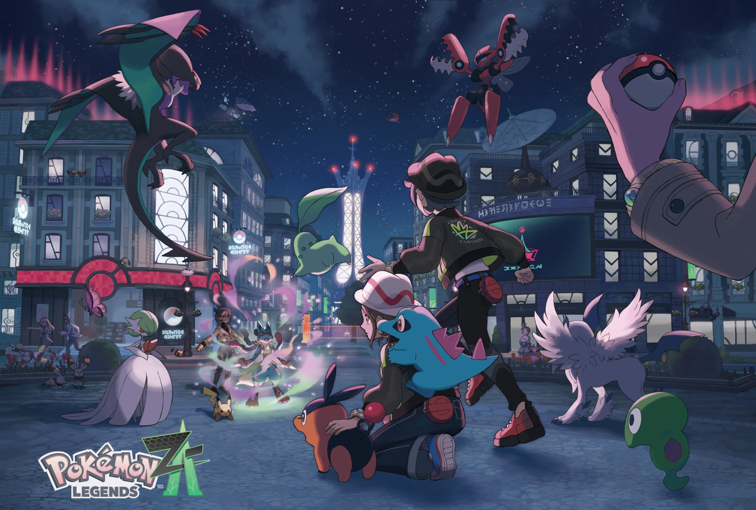 Pełny art z okładki Pokemon Legends Z-A