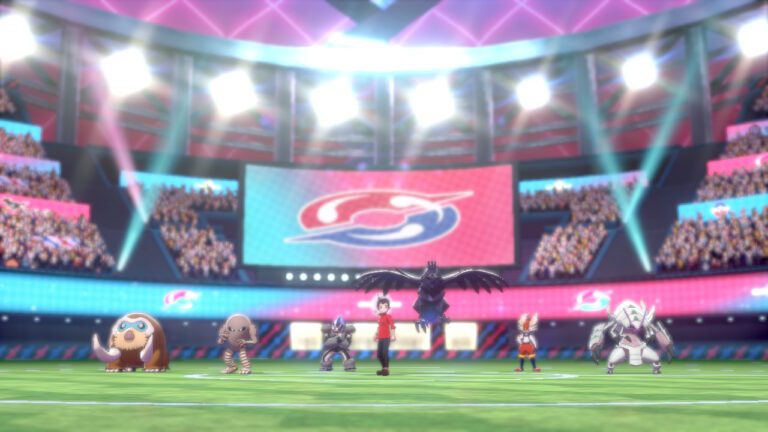 Po zostaniu mistrzem ekran startowy Pokemon Sword powita nas w ten sposób. Mistrz i jego Pokemony