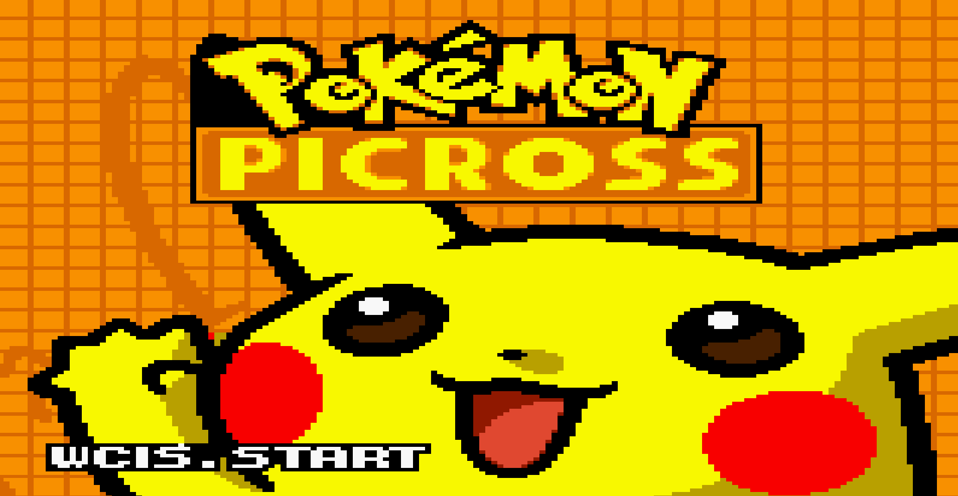 Polski ekran startowy Pokemon Picross na Game Boy Color