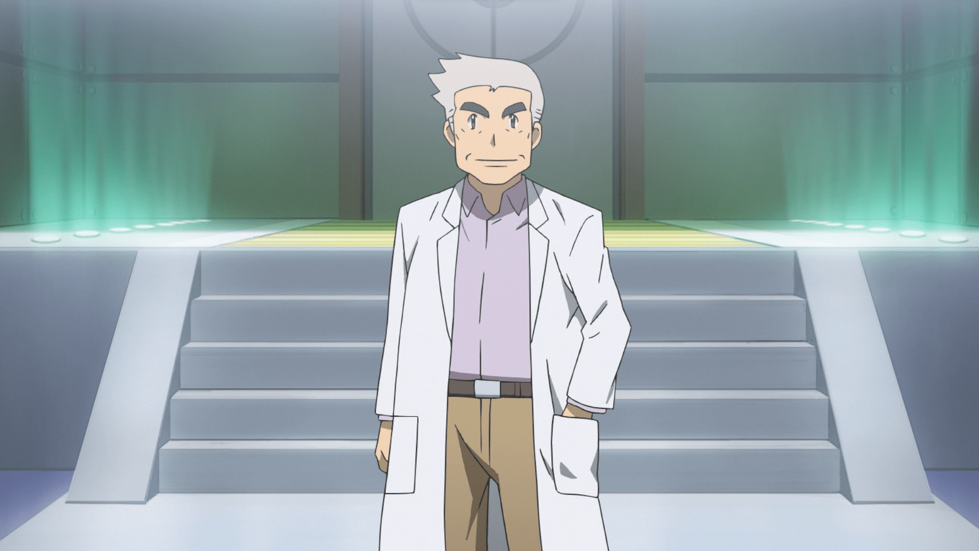 Profesor Oak z Pokemon Origins