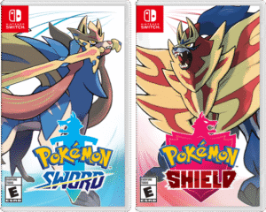 Pudełka Pokemon Sword i Pokemon Shield