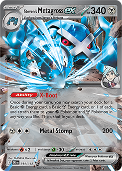Scarlet & Violet — Destined Rivals Steven's Metagross ex