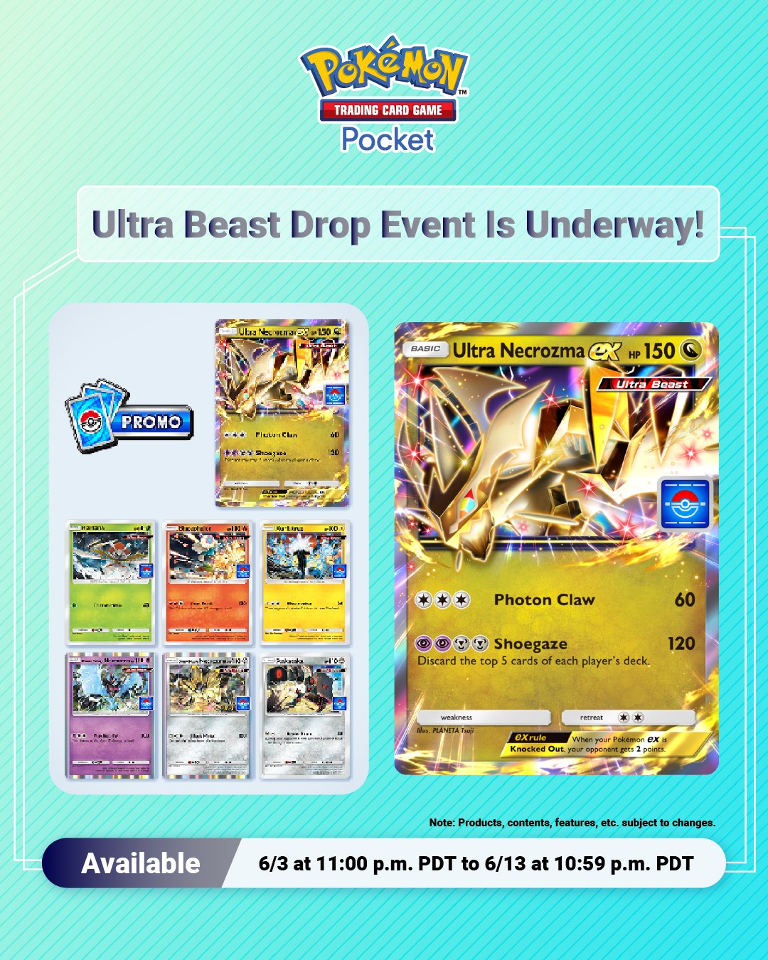 PTCG Pocket: Ultra Necrozma ex w drop evencie