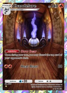 Pokemon TCG Pocket Mega Rising — Chandelure