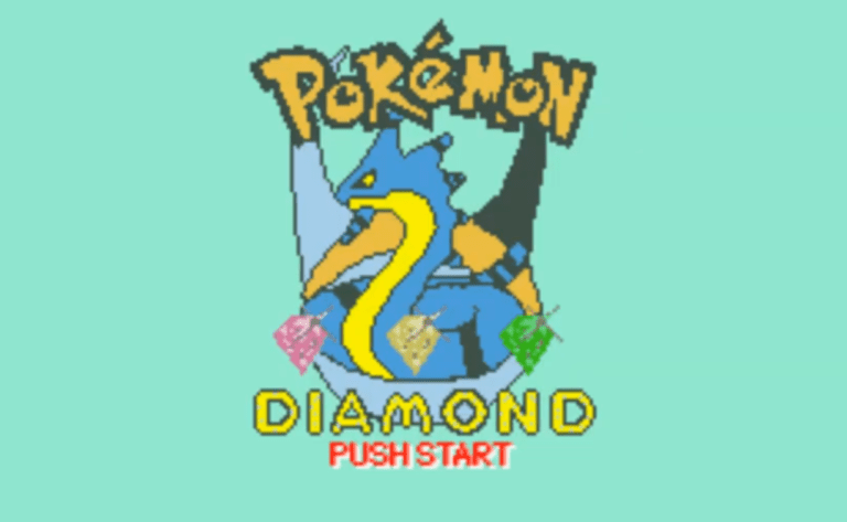 Ekran startowy rzekomego Pokemon Diamond, który niektórzy z nas widzieli