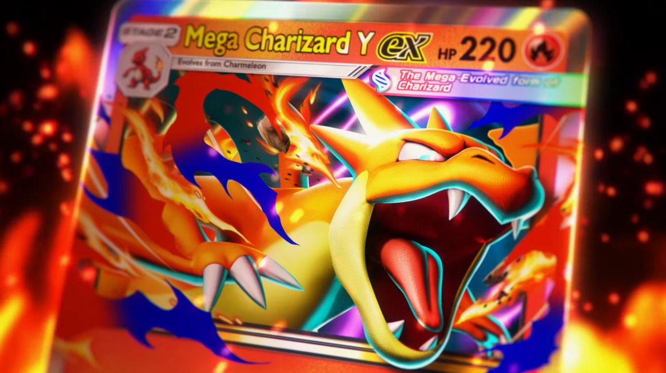 Pokemon TCG Pocket: Crimson Blaze będzie mieć Mega Charizarda Y, Mega Blastoise'a i Mega Venusaura