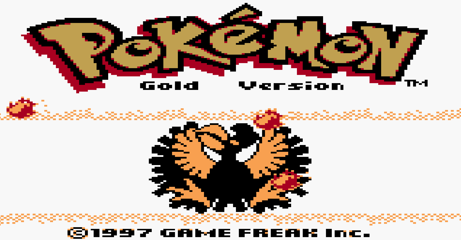 Ekran startowy Pokemon Super Gold 97