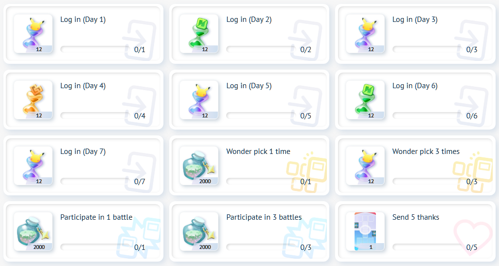 Tydzień specjalny w Pokemon TCG Pocket: 7-14 lutego 2026 r. — grafika z misjami