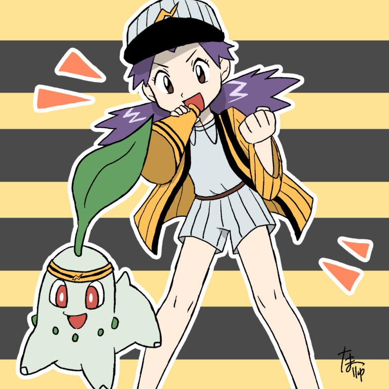 Casey i Chikorita ankietę Poketto.pl obwieszczają