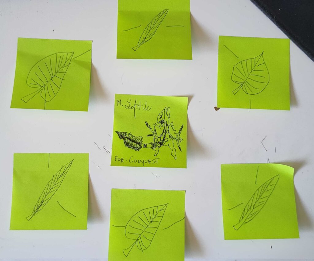 Magiczny krąg mający przywołać potężnego Sceptile'a