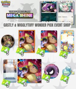 Pokemon TCG Pocket — Gastly, Wigglytuff i Mega Kangaskhan w evencie wonder pick