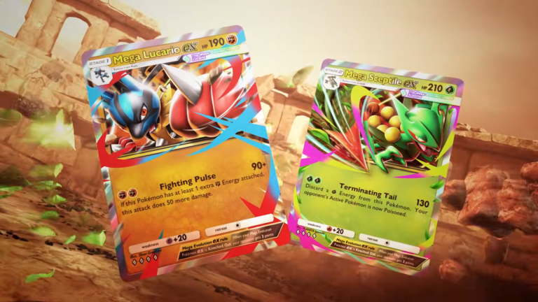 Pokemon TCG Pocket Pulsing Aura ukaże się 28 kwietnia 2026 r. Wprowadzi on Mega Lucario ex, Mega Sceptile'a ex.