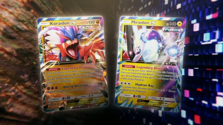 Pokemon TCG Pocket: Paradox Drive będzie zawierał karty Koraidon ex i Miraidon ex