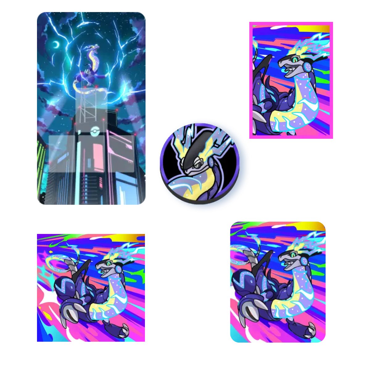Pokemon TCG Pocket — akcesoria z Miraidonem
