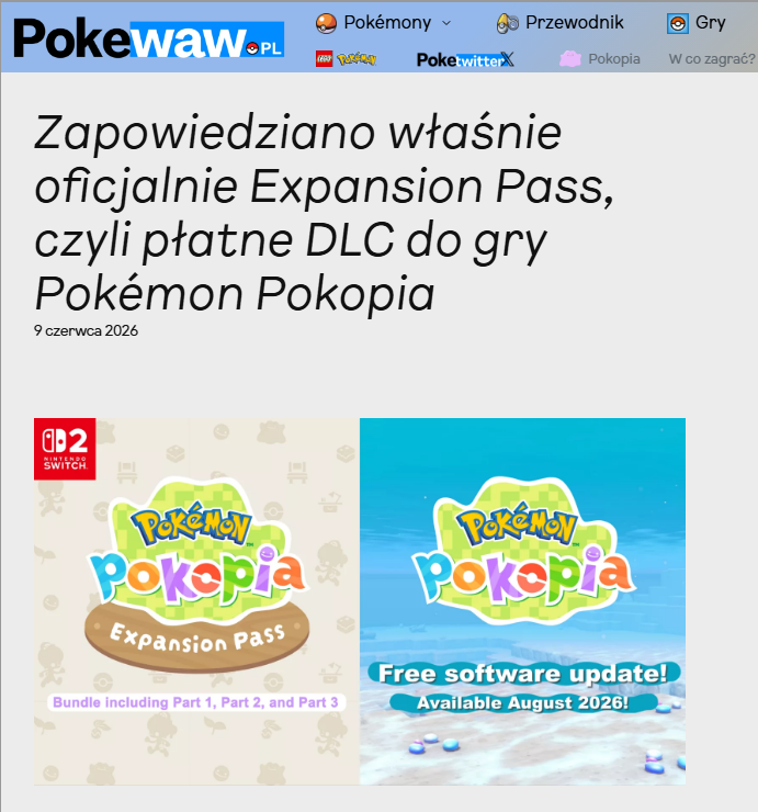 Pokewaw.pl zanotowało wpadkę z AI