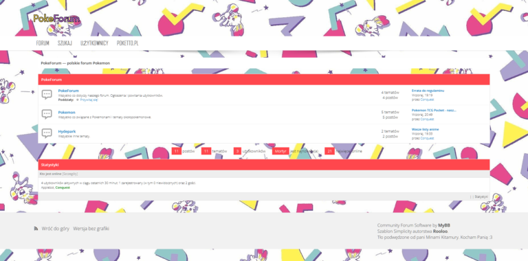 PokeForum.pl — nowe polskie forum Pokemon